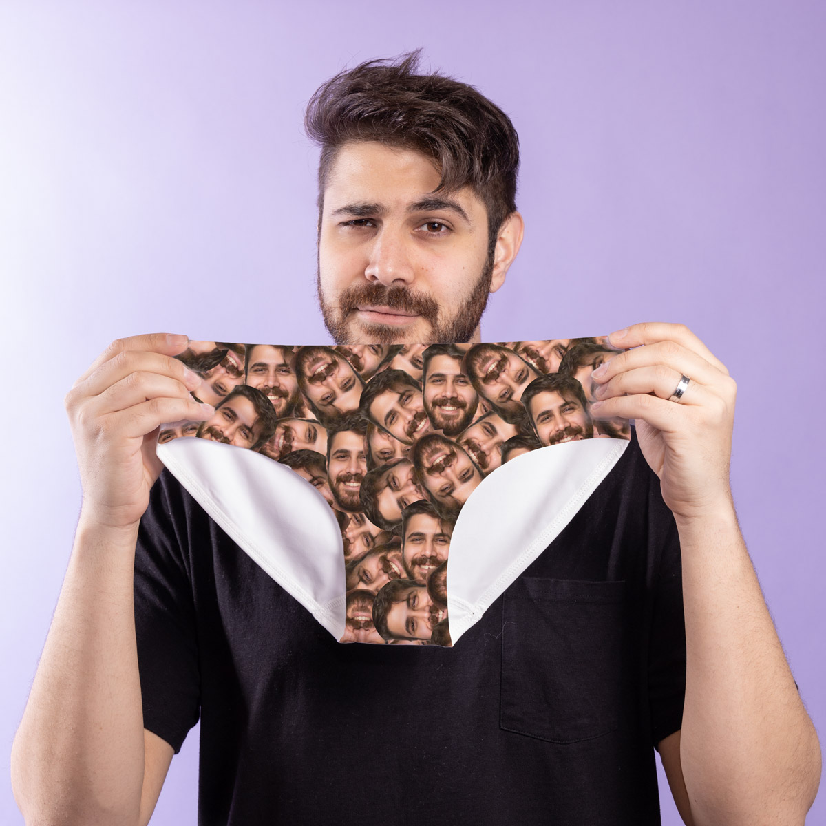 Culotte personnalisée avec visage