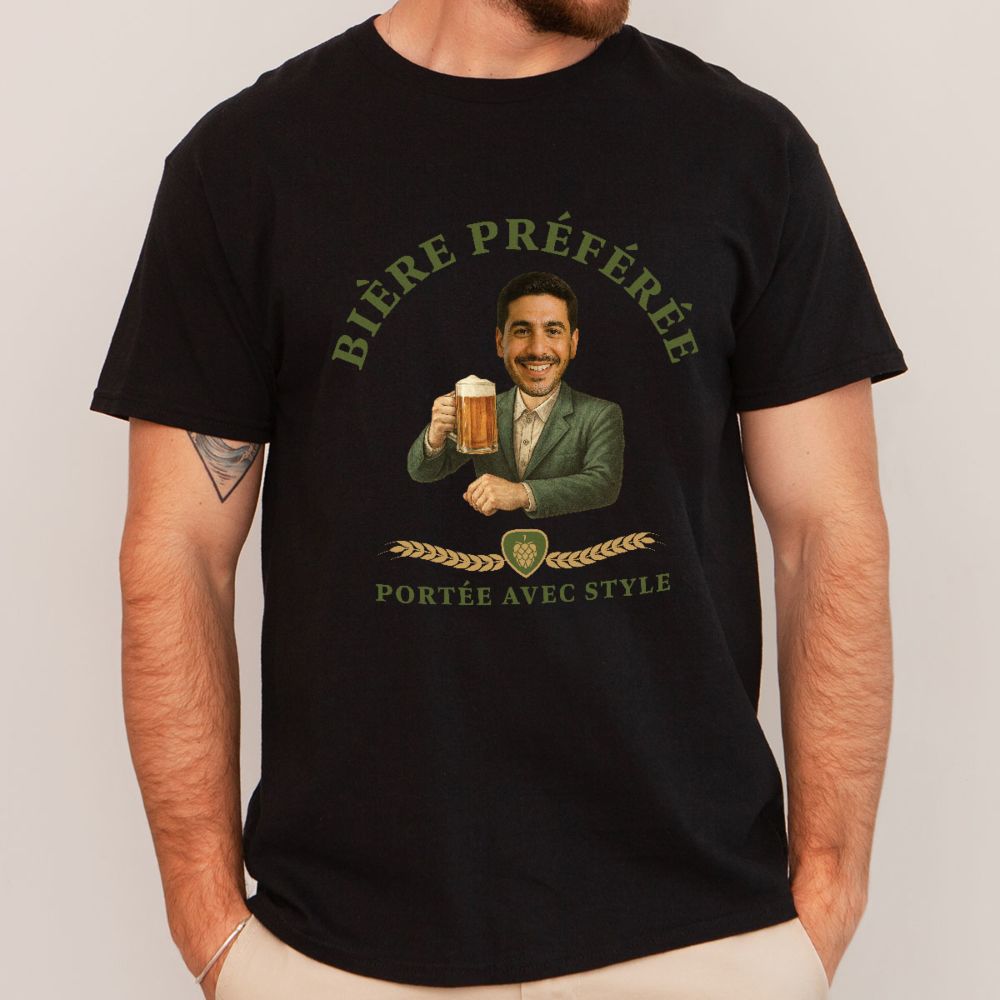 T-shirt personnalisé avec logo et visage