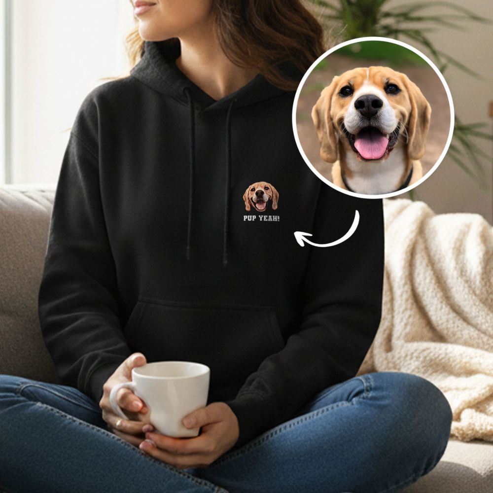 Sweat à capuche personnalisé - animal de compagnie version BD