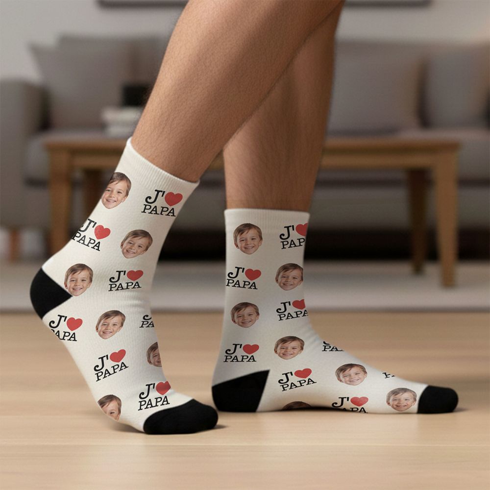 Chaussettes personnalisées pour maman ou papa