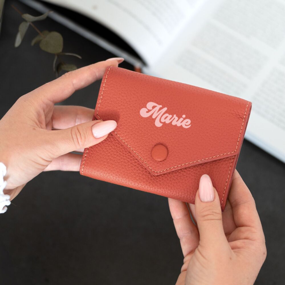 Portefeuille personnalisé avec nom