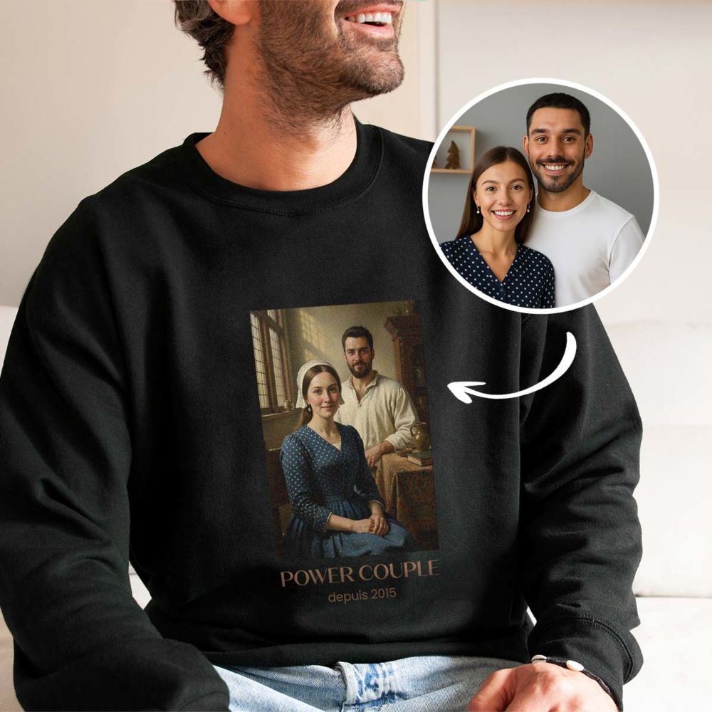 Pull personnalisé avec tableau