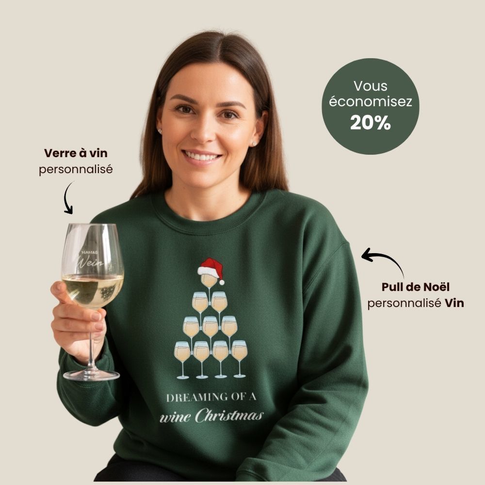 Coffret cadeau de Noël - Vin