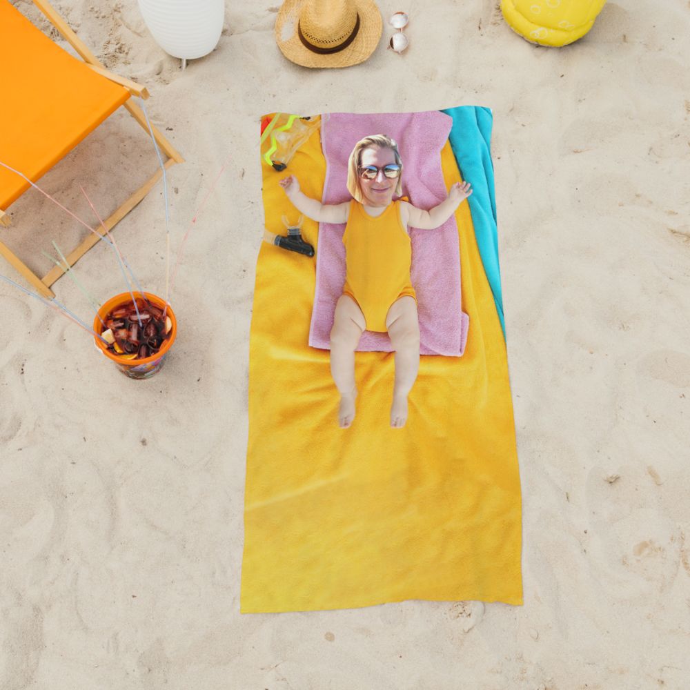 Serviette personnalisée avec corps de rêve