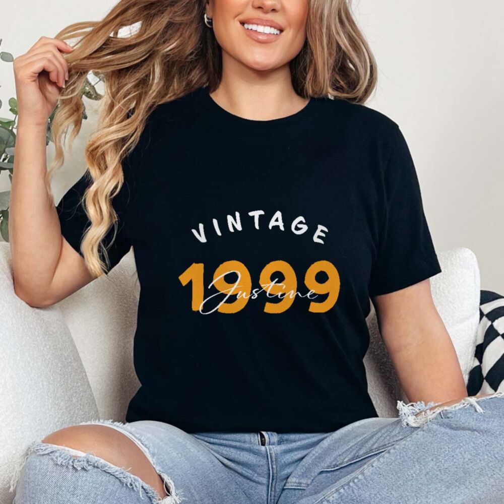 T-shirt personnalisé Édition Limitée avec année