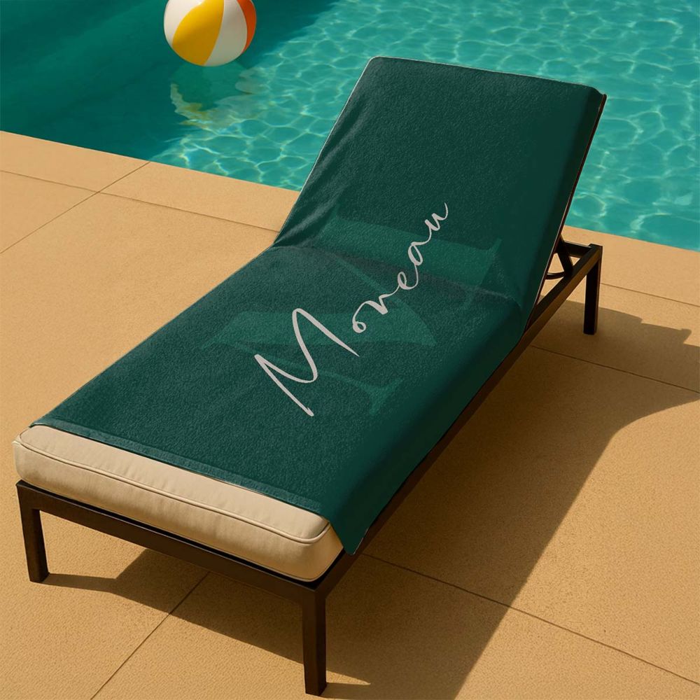 Serviette personnalisée avec monogramme