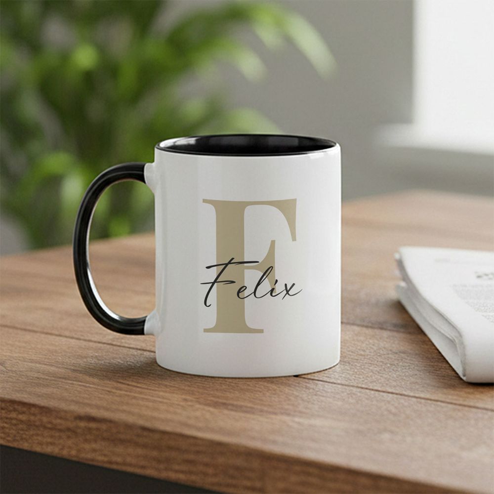 Mug personnalisé avec monogramme