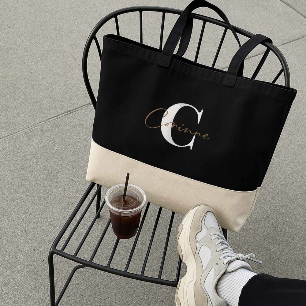 Sac personnalisé avec monogramme