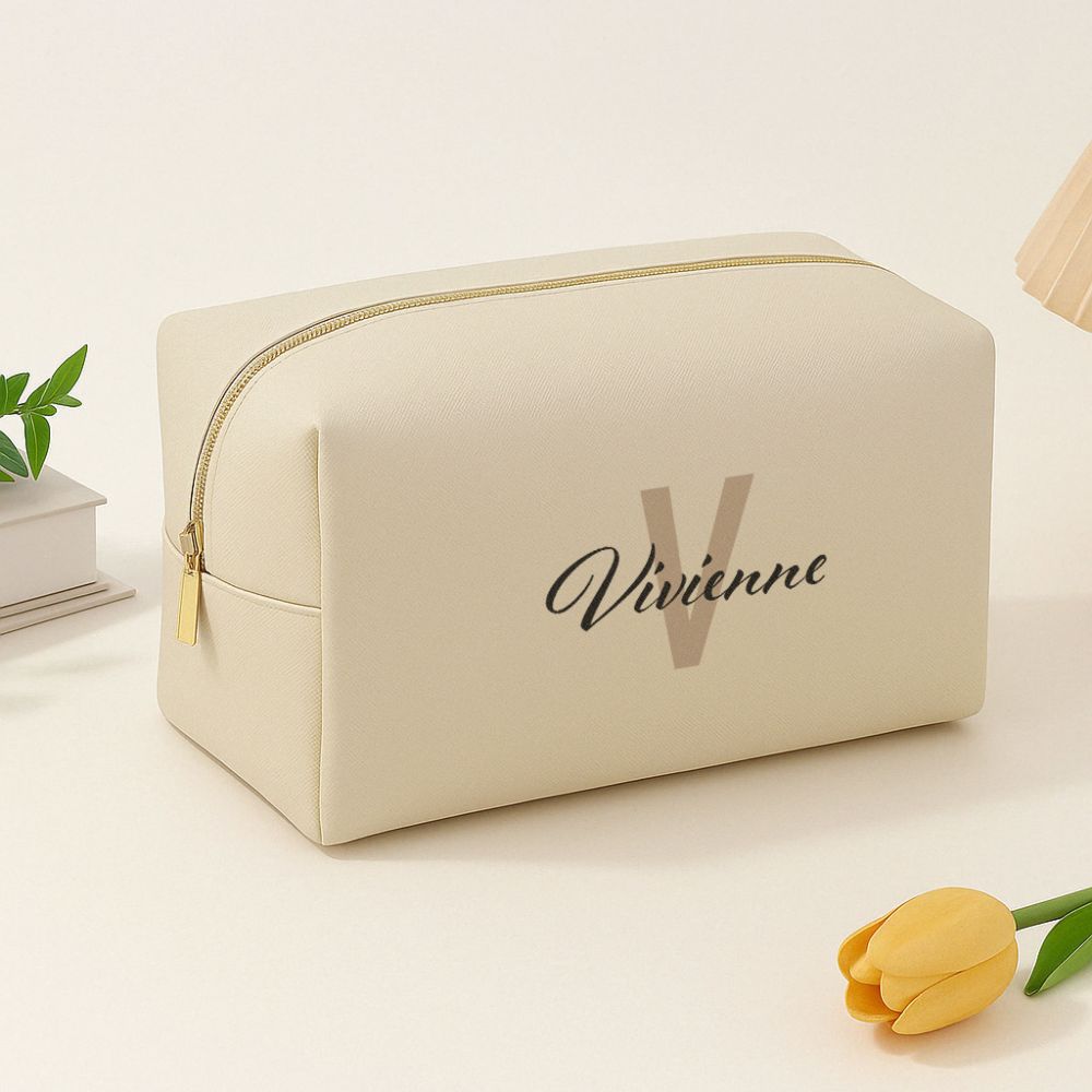 Trousse de toilette personnalisée avec monogramme