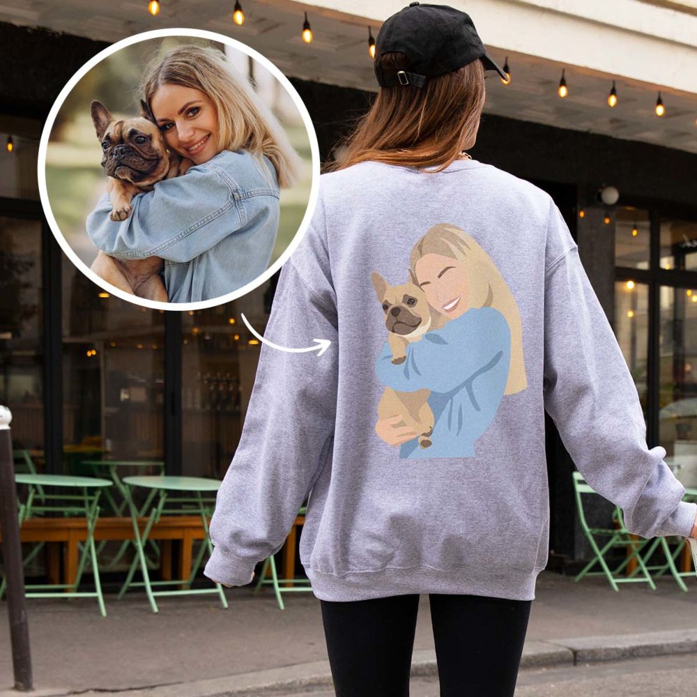 Pull personnalisable avec illustration