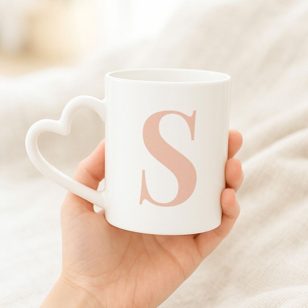 Tasse Personnalisée avec Monogramme - 9 Coloris