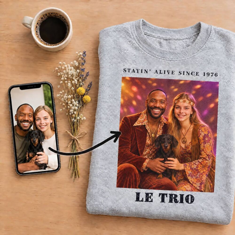 Pull personnalisé – Voyage dans le temps