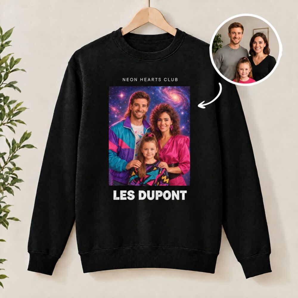 Pull personnalisé – Voyage dans le temps