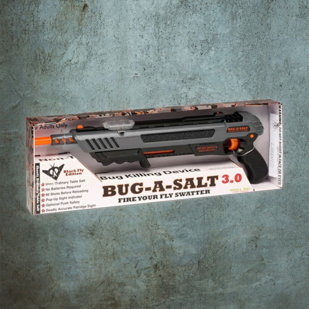 Pistolet à sel anti-mouches Bug A Salt 3.0