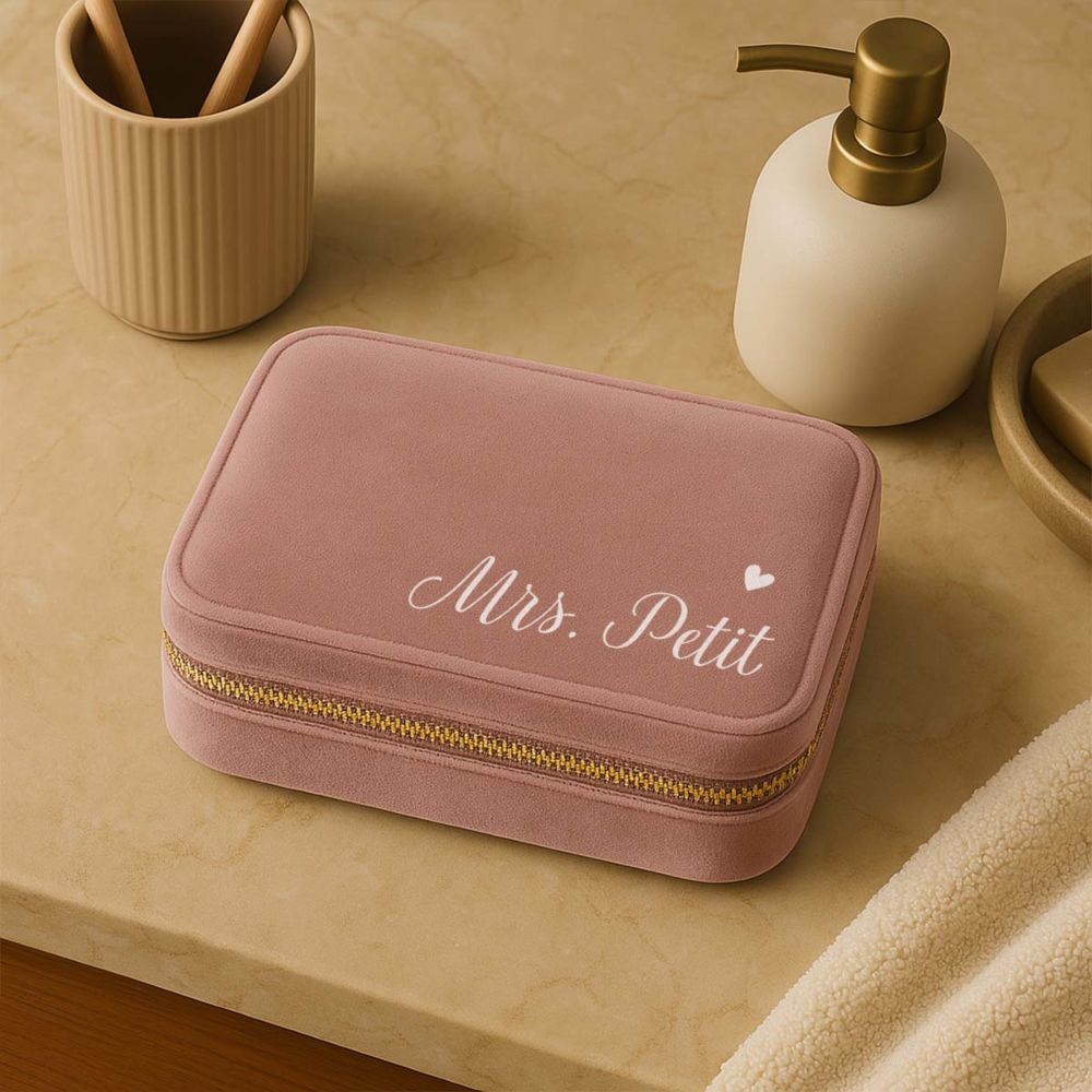 Boîte à bijoux personnalisée avec prénom