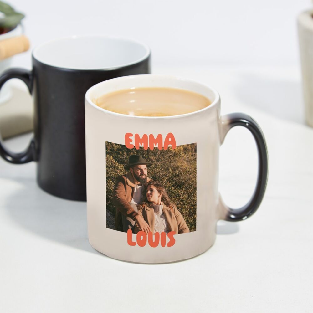 Mug personnalisé avec photo et message