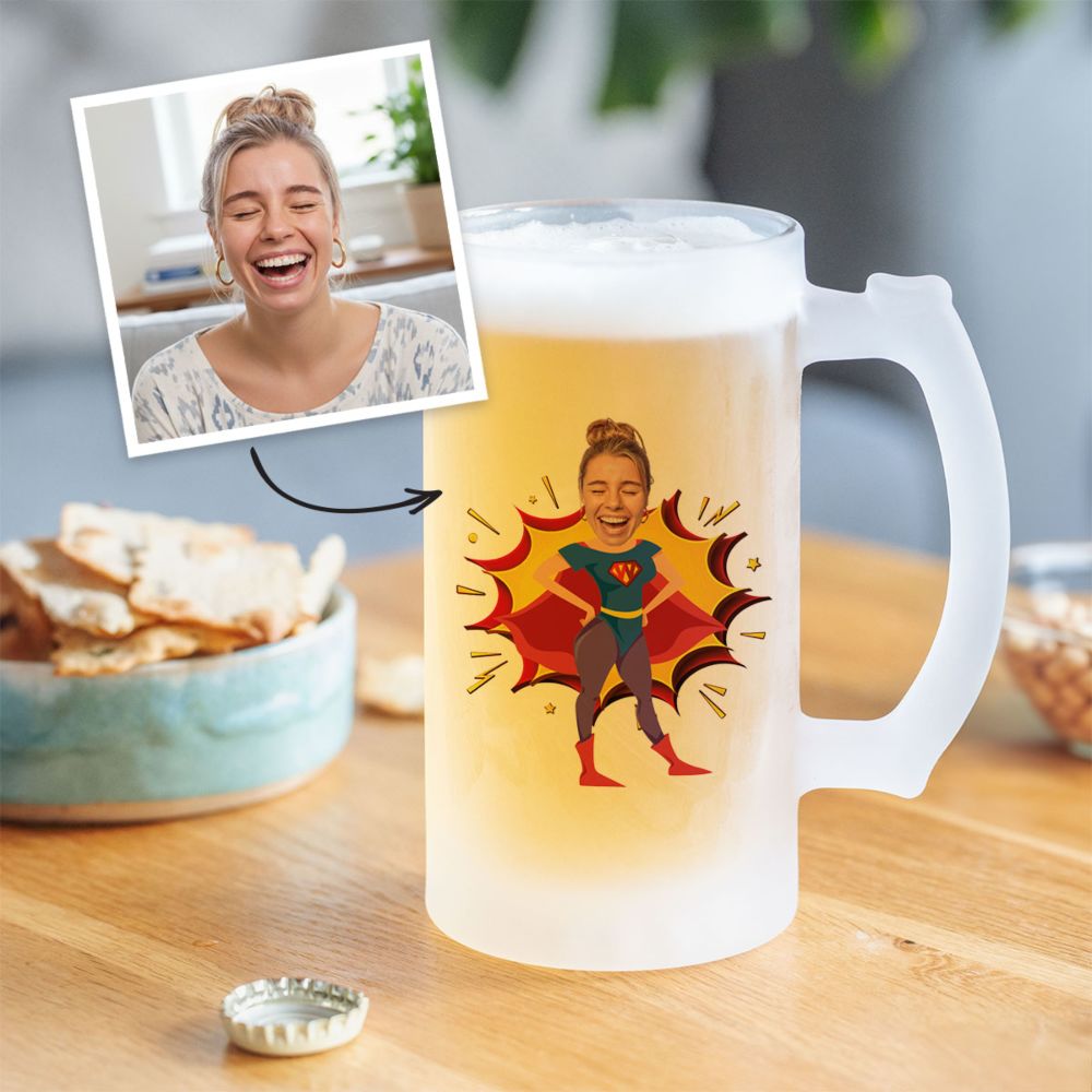Chope de bière personnalisée héroïque