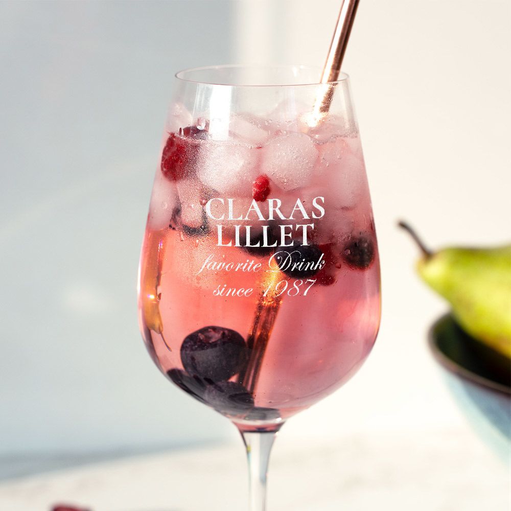 Verre personnalisé Lillet avec nom