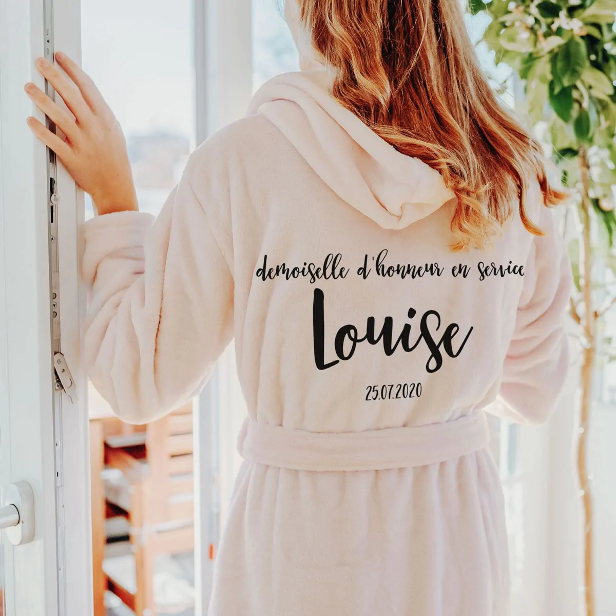 Peignoire personnalisable clearance