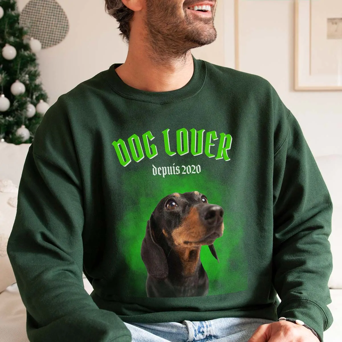 Pull Bootleg personnalisé avec votre animal de compagnie