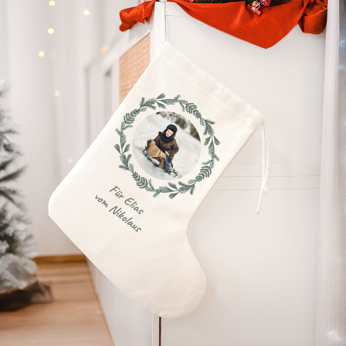 Chaussettes Personnalisées Avec Vos Photos - Idée Cadeau Originale Pour Noël, Saint-Valentin & Anniversaire