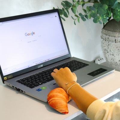 Repose-poignet Croissant pour le bureau