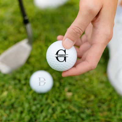 Balles de golf personnalisées avec monogramme