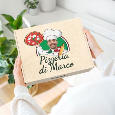 Boîte Cadeau Personnalisée 30 x 23,5 Boîte à Pizza