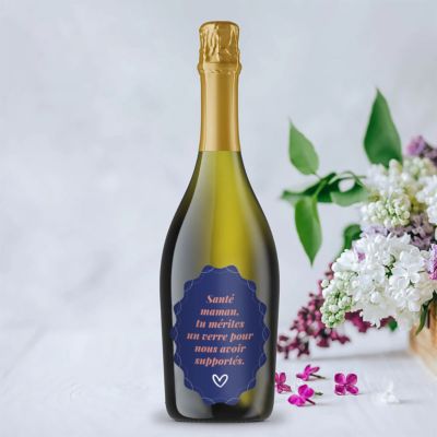 Prosecco personnalisé avec texte