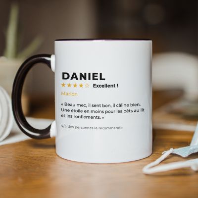 Tasse Mug Humour Plan à trois Idée Cadeau Original Couple Amoureux Mari  Femme pour Anniversaire Personnalisé St Valentin Noël L