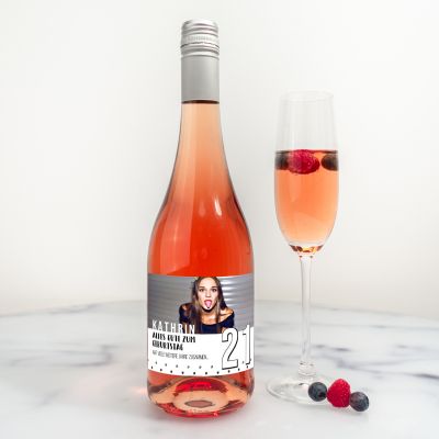 Bouteille de Secco Personnalisable avec Texte et Image Bouteille de Secco Personnalisable avec Texte et Image