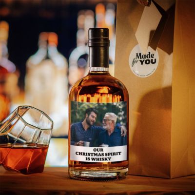 Whisky avec photo et texte