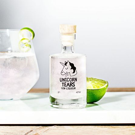 Mini Fiole de Larmes de licorne au Gin