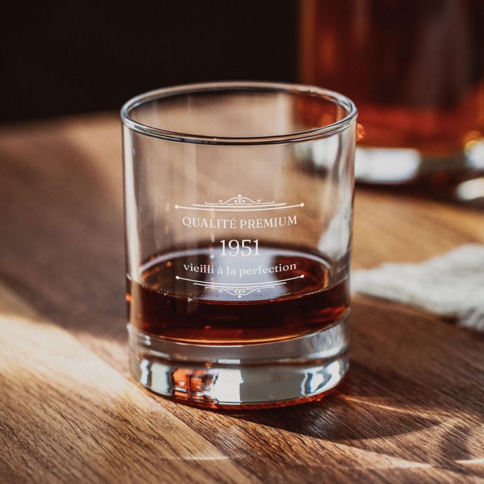 Verre à Whisky Personnalisable - Meilleur du monde