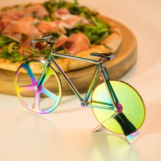 Roulette à pizza vélo