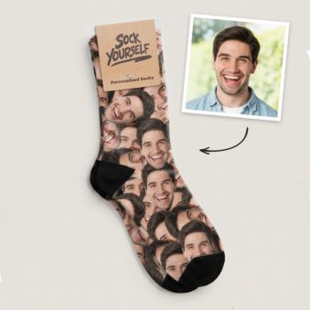 Chaussettes personnalisées visage
