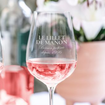 Verre personnalisé Lillet avec nom