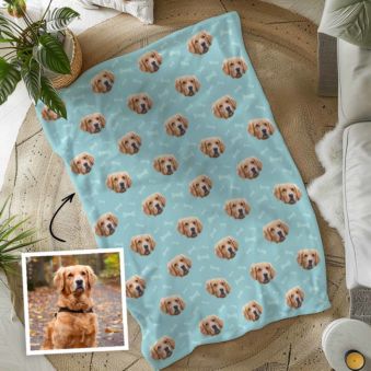 Couverture personnalisée avec votre animal de compagnie
