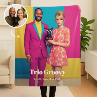 Couverture personnalisée voyage dans le temps