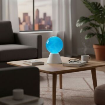 Lampe boule magique brouillard coloré