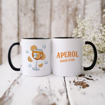 Mug personnalisé Aperol avec texte