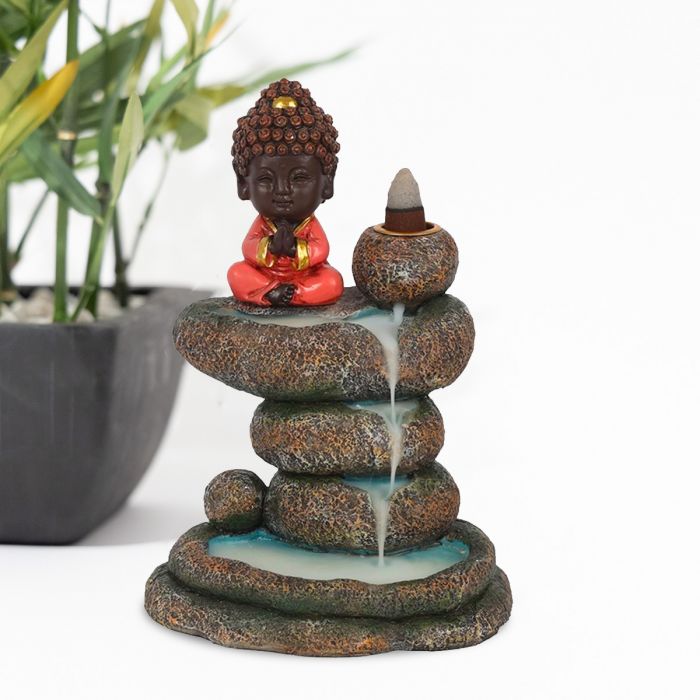 Bouddha Et Sa Fontaine D Encens Cadeauxfolies Ch