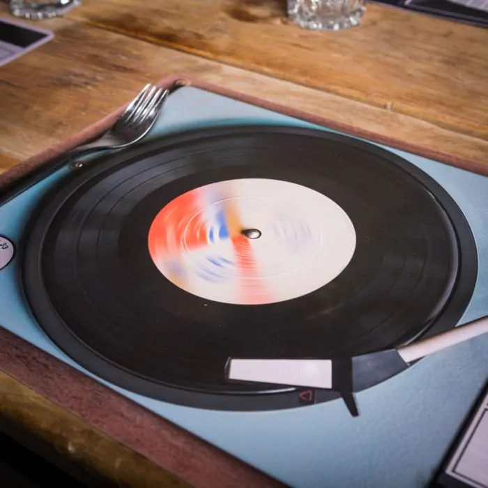 Set de table disque vinyle - Super Insolite