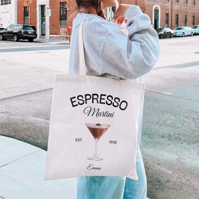Tote bag personnalisé Espresso Martini