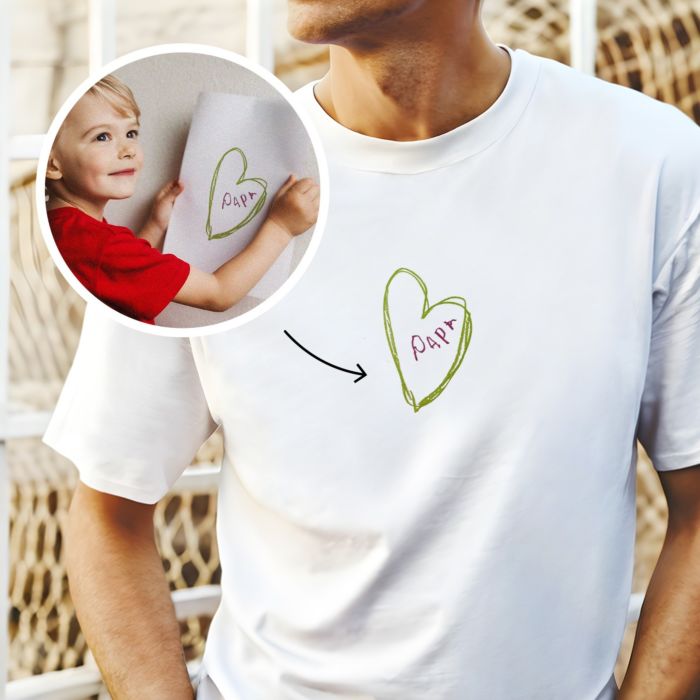 T-shirt personnalisé avec votre dessin devant