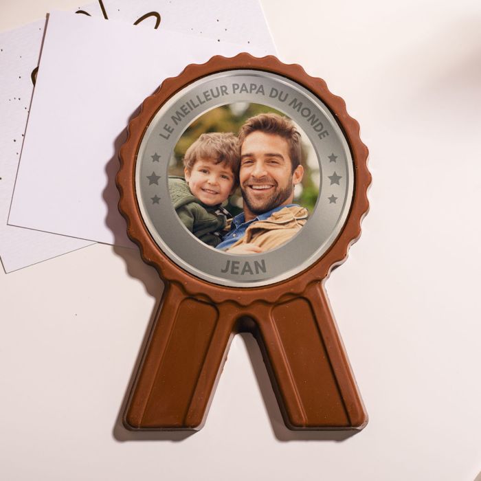 Médaille en chocolat personnalisée Récompense