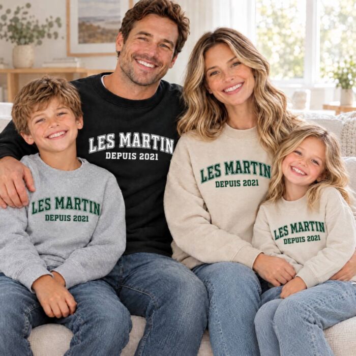 Pull personnalisé Style universitaire
