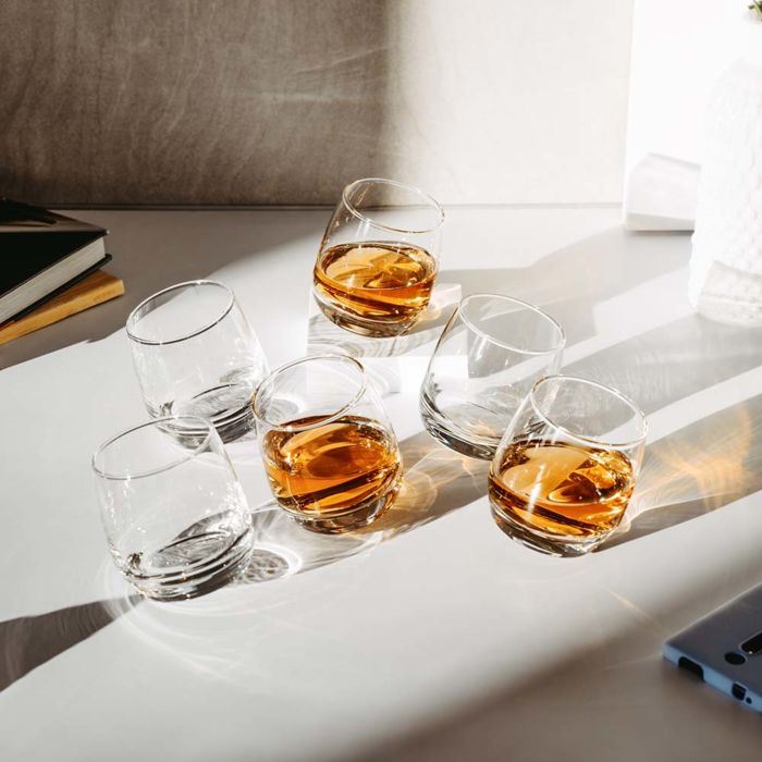 Verres à Whisky toupie (Set de 6 verres)