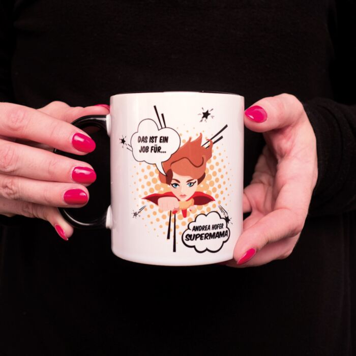 Tasse Super-Woman personnalisable