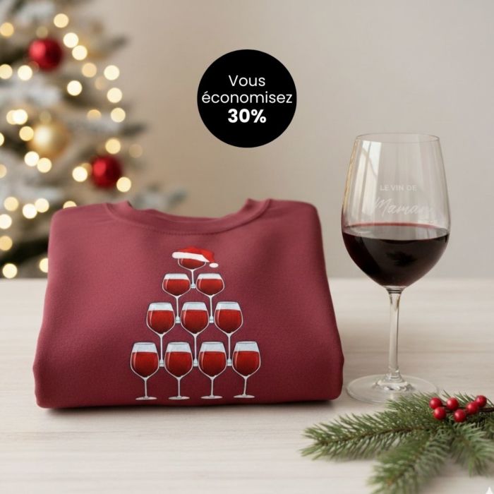 Coffret cadeau de Noël - Vin